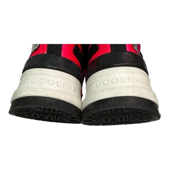 Rucoline Hot Pink with Gold Platform Sneaker Shoes Size EU‎ 38 (7.5) - Picture 10 of 11